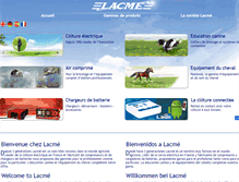 Tablet Screenshot of lacme.com